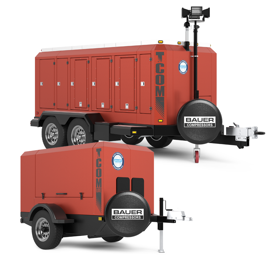 Bauer mobile and trailer compressor systems